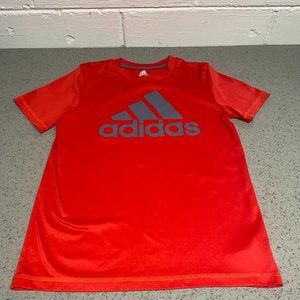 Red Adidas Short Sleeve T-Shirt Size: Kids Medium